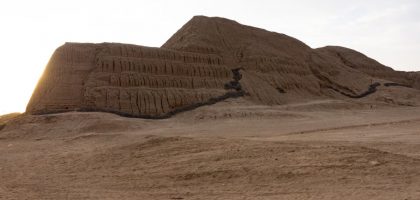 Explore the ancient Pre-Incan pyramid ruins located in Trujillo, Peru.