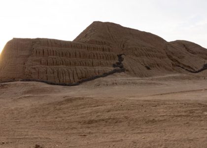Explore the ancient Pre-Incan pyramid ruins located in Trujillo, Peru.
